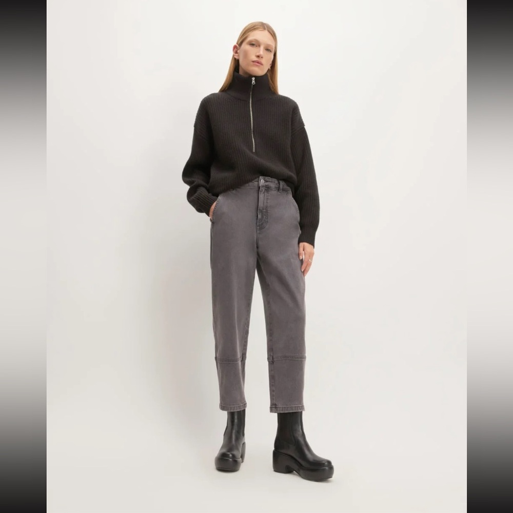 Everlane Charcoal Straight Leg Women's Jeans